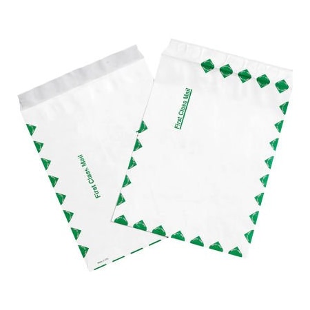 Box Packaging Tyvek Self Seal Flat Envelopes, 10"W x 13"L, First Class, 100/Pack TYF1013FC